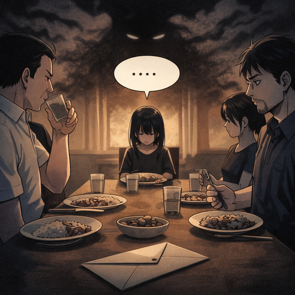 Ce que peut cacher un silence à table lors d’un repas de famille