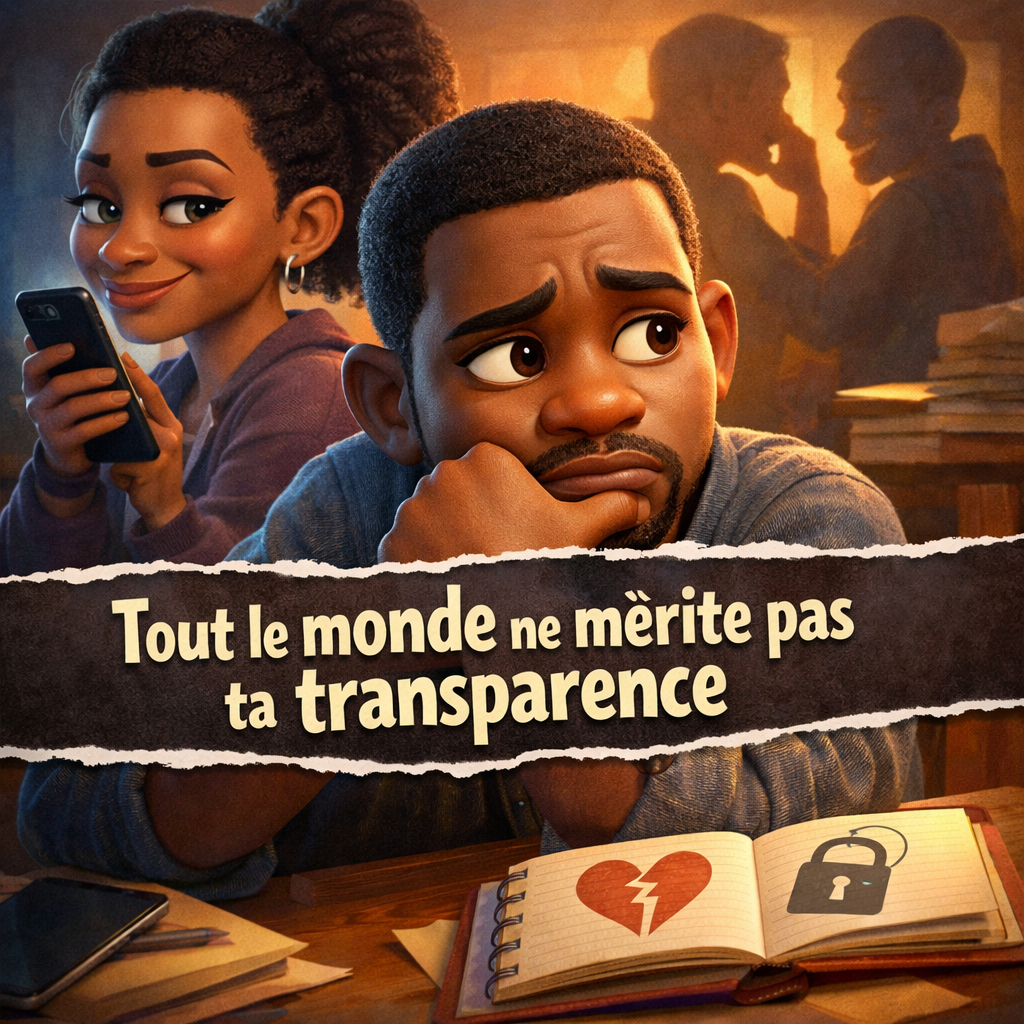 Tout le monde ne mérite pas ta transparence