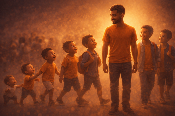 Regarde les enfants… ils te montrent le temps qui passe